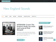 Tablet Screenshot of newenglandsounds.com